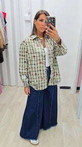 Camicia Stella Verde ART.8858